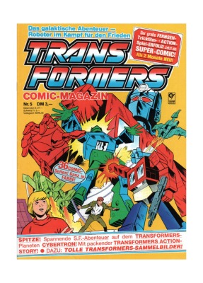 Transformers Comic-Magazin Nr. 5 - Generation 1 / G1 - 1989 - Transformers