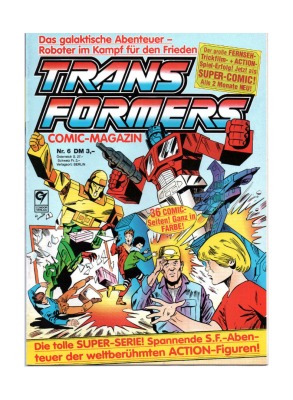 Transformers Comic-Magazin Nr. 6 - Generation 1 / G1 - 1989 - Transformers