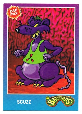 Zap Pax No. 1 - Battletoads Scuzz - Nintendo NES - 90s Trading Card