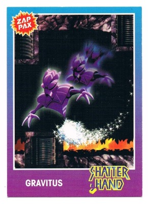 Zap Pax No 7 - Shatter Hand Gravitus - Nintendo NES - 90s Trading Card
