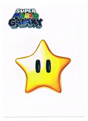 Sticker No. 009 - Super Mario Galaxy - Enterplay 2009