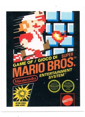 Sticker Nr 1 - Super Mario Bros 1/NES - Nintendo Official Sticker Album Merlin 1992