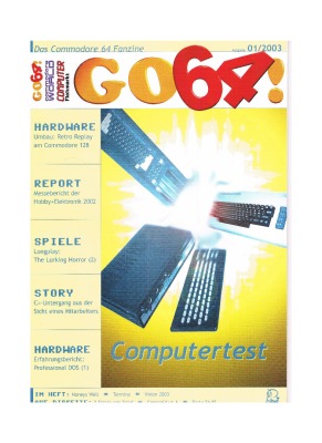 Ausgabe 01/03 - 2003 - GO64 - Das Commodore-64-Magazin