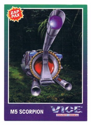 Zap Pax No. 10 - VICE Project Doom M5 Scorpion - Nintendo NES - 90s Trading Card