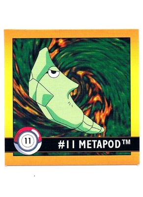 Sticker Nr. 11 Metapod/Safcon - Pokemon - Series 1 - Nintendo / Artbox 1999