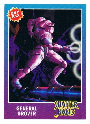 Zap Pax No. 14 - Shatter Hand General Grover - Nintendo NES - 90s Trading Card