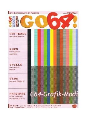 Ausgabe 02/03 - 2003 - GO64 - Das Commodore-64-Magazin