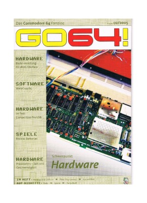 Ausgabe 02/05 - 2005 - GO64 - Das Commodore-64-Magazin