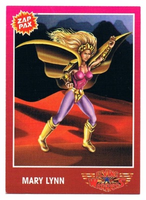 Zap Pax Nr. 33 - Flying Warriors Mary Lynn - Nintendo NES - 90er Trading Card