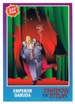Zap Pax Nr 36 - Shadow of the Ninja Emperor Garuda - Nintendo NES - 90er Trading Card