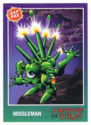 Zap Pax No 38 - Shadow of the Ninja Missleman - Nintendo NES - 90s Trading Card