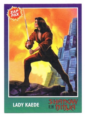 Zap Pax Nr. 42 - Shadow of the Ninja Lady Kaede - Nintendo NES - 90s Trading Card