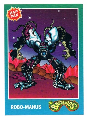 Zap Pax No 45 - Battletoads Robo-Manus - Nintendo NES - 90s Trading Card