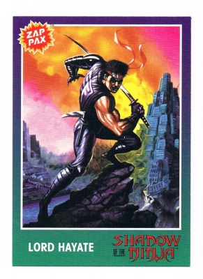Zap Pax No 46 - Shadow of the Ninja - Nintendo NES - 90s Trading Card