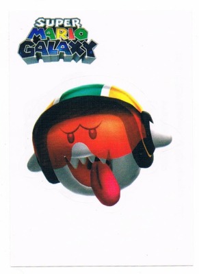 Sticker No 052 - Super Mario Galaxy - Enterplay 2009