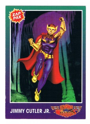 Zap Pax No 54 - Flying Warriors Jimmy Cutler Jr - Nintendo NES - 90s Trading Card