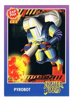 Zap Pax No 56 - Shatter Hand - Nintendo NES - 90s Trading Card