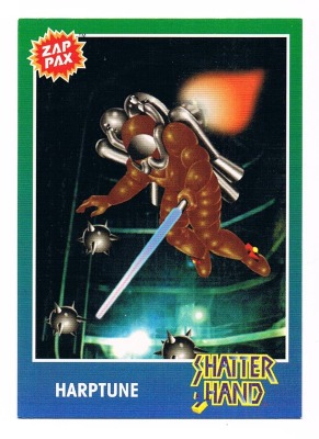 Zap Pax No 57 - Shatter Hand - Nintendo NES - 90s Trading Card