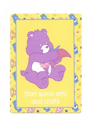 06. start some arts and crafts - Care Bears / Glücksbärchis - Trading Card