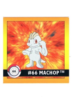 Sticker Nr. 66 Machop/Machollo - Pokemon - Series 1 - Nintendo / Artbox 1999