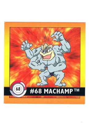 Sticker No. 68 Machamp/Machomei - Pokemon / Artbox 1999