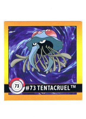 Sticker Nr 73 Tentacruel/Tentoxa - Pokemon - Series 1 - Nintendo / Artbox 1999