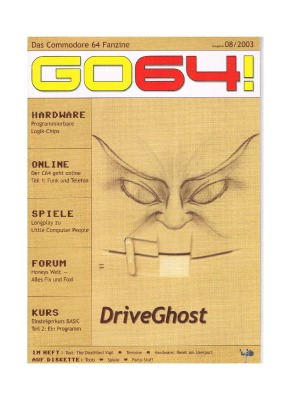 Ausgabe 08/03 - 2003 - GO64 - Das Commodore-64-Magazin
