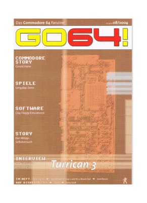 Ausgabe 08/04 - 2004 - GO64 - Das Commodore-64-Magazin