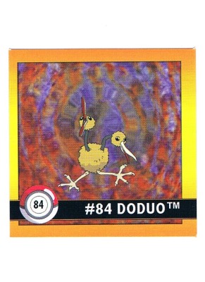 Sticker No. 84 Doduo/Dodu - Pokemon / Artbox 1999