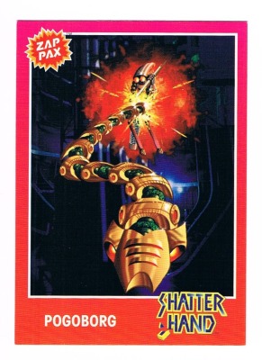 Zap Pax No. 84 - Shatter Hand - Nintendo NES - 90s Trading Card