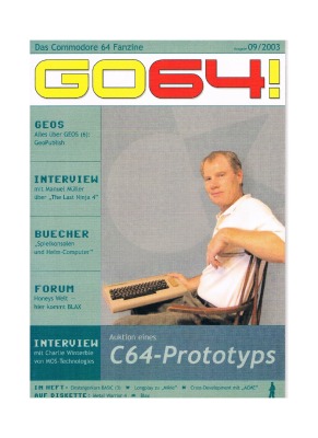 Ausgabe 09/03 - 2003 - GO64 - Das Commodore-64-Magazin