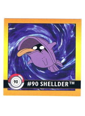 Sticker No 90 Shellder/Muschas - Pokemon / Artbox 1999
