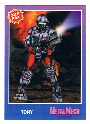 Zap Pax No 90 - Metal Mech - Nintendo NES - 90s Trading Card