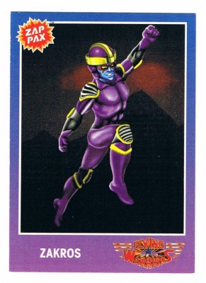 Zap Pax No 96 - Flying Warriors - Nintendo NES - 90s Trading Card