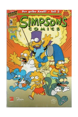 Simpsons Comics - Oktober 99 1999 - Ausgabe 36 - Dino Comics