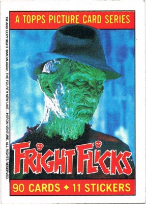 Now Play 1 - A Nightmare on Elm Street II Topps 1988 - Fright Flicks / Topps - 80er Trading Card