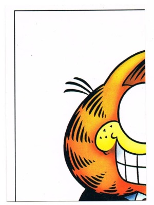 Panini Sticker No. 10 - Garfield 1989