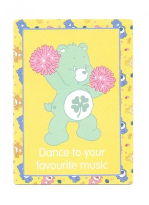10 dance to your favorite music - Care Bears - Trading Card
