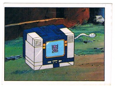 Panini Sticker No. 104 - The Transformers 1986