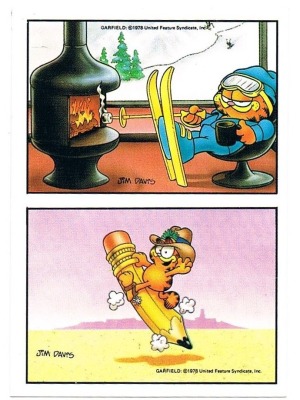 Panini Sticker Nr. 106 - Garfield 1989