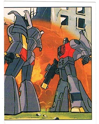 Panini Sticker No. 107 - The Transformers 1986
