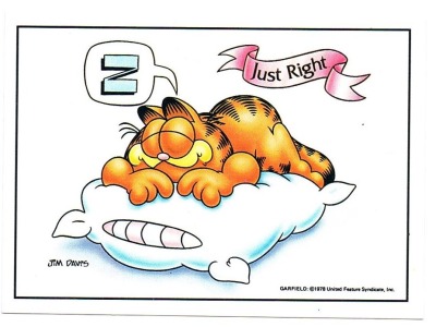 Panini Sticker No. 107 - Garfield 1989