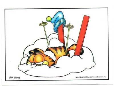 Panini Sticker No. 108 - Garfield 1989