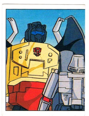 Panini Sticker No. 108 - The Transformers 1986