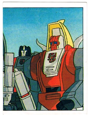 Panini Sticker No. 109 - The Transformers 1986