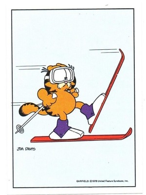 Panini Sticker No. 109 - Garfield 1989