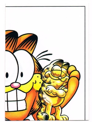 Panini Sticker No. 11 - Garfield 1989