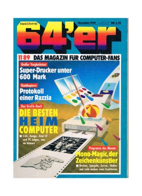 Ausgabe 11/89 1989 - 64er Magazin / Heft