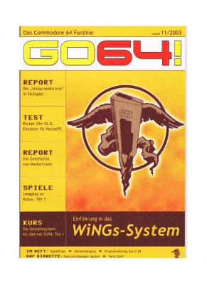 Ausgabe 11/03 - 2003 - GO64 - Das Commodore-64-Magazin
