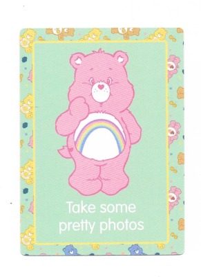 11 take some pretty photos - Care Bears - Trading Card